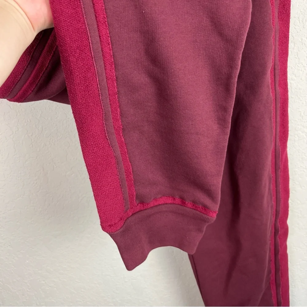 NEW NWT LOEWE Bi-Color Joggers In Burgundy Sweatpants
